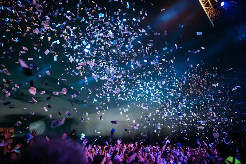 Energetic crowd at the Spring Festival concert