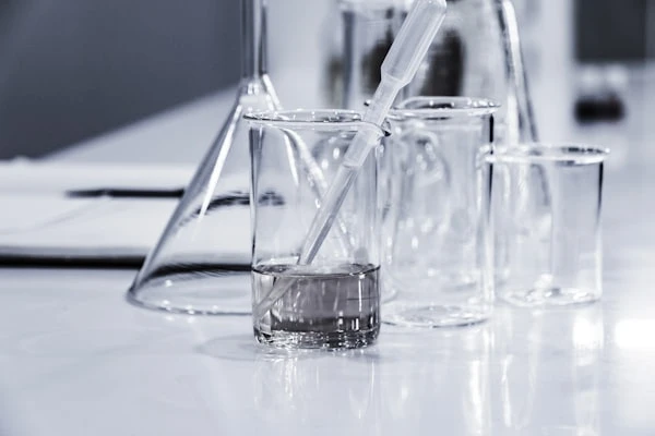 Researchers analysing data