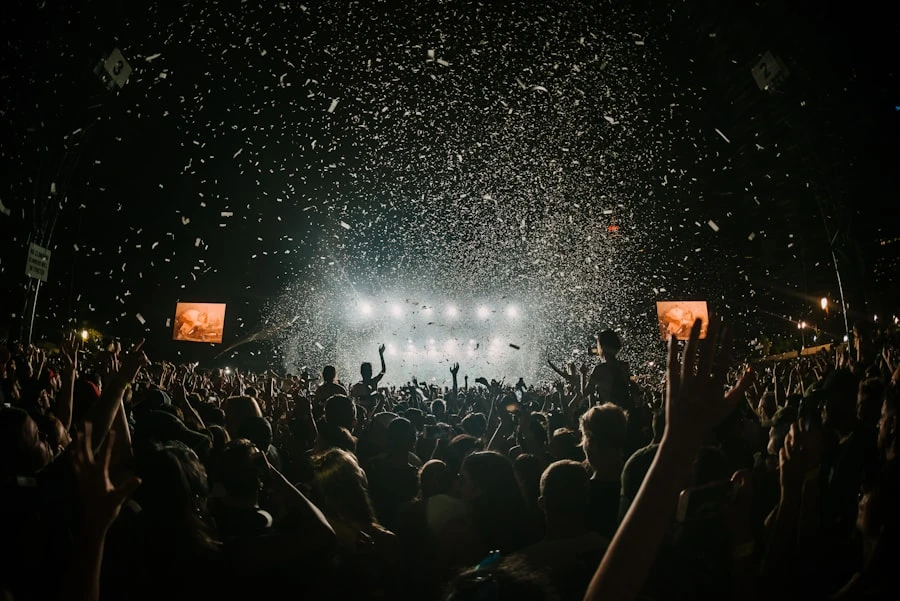 Festival performers on stage