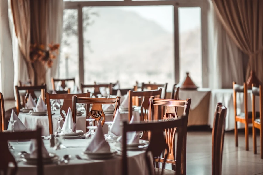 Meridian House private dining room — intimate setting for up to 24 guests