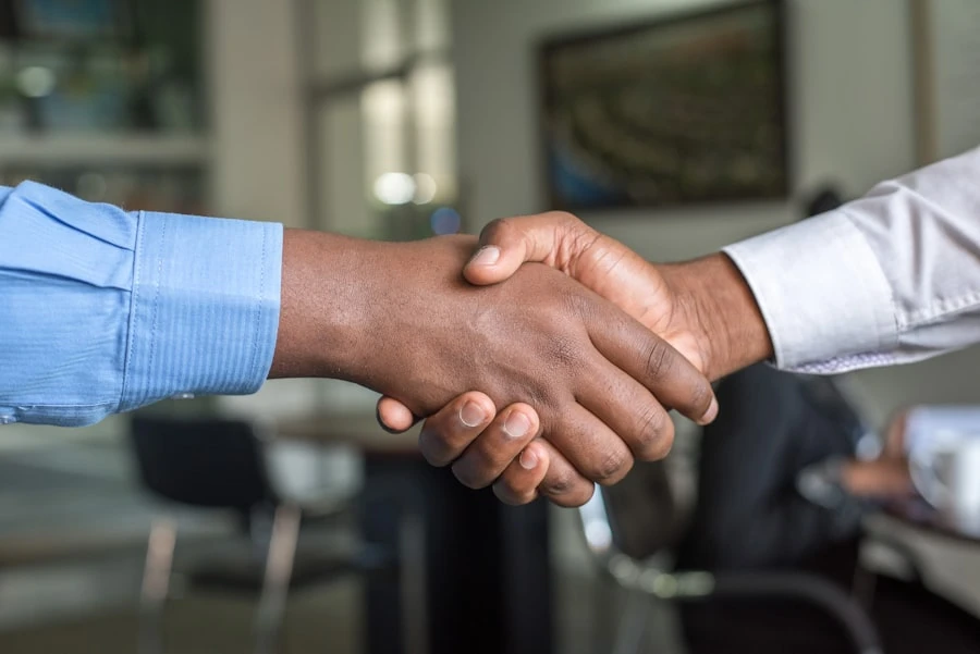 Caldwell & Partners senior partners in boardroom discussion
