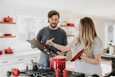 Agent meeting with a first-time buyer couple